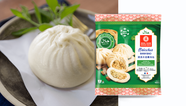 BRIOCHES BANH BAO POULET HAHAL 4PCS 480G - HOA NAM Exostar Paris