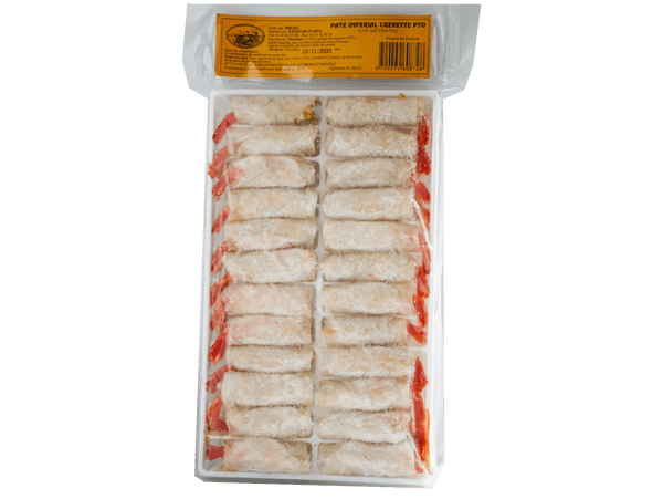 NEM CREVETTE AVEC QUEUE / CHẢ GIÒ TÔM 24PCS/500GR Origine: Vietnam