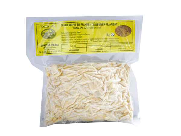 GINGEMBRE EN FILAMENT 200GR Origine: Vietnam