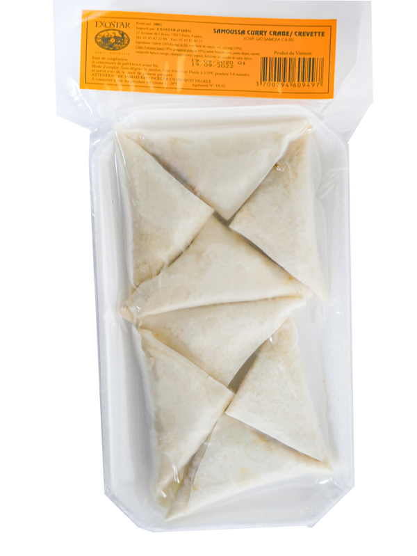 SAMOUSSA CURRY CRABE CREVETTES 200GR Origine: Vietnam