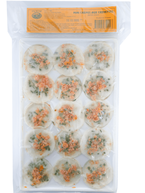 MINI CRÊPES AUX CREVETTES 300GR Origine: Vietnam