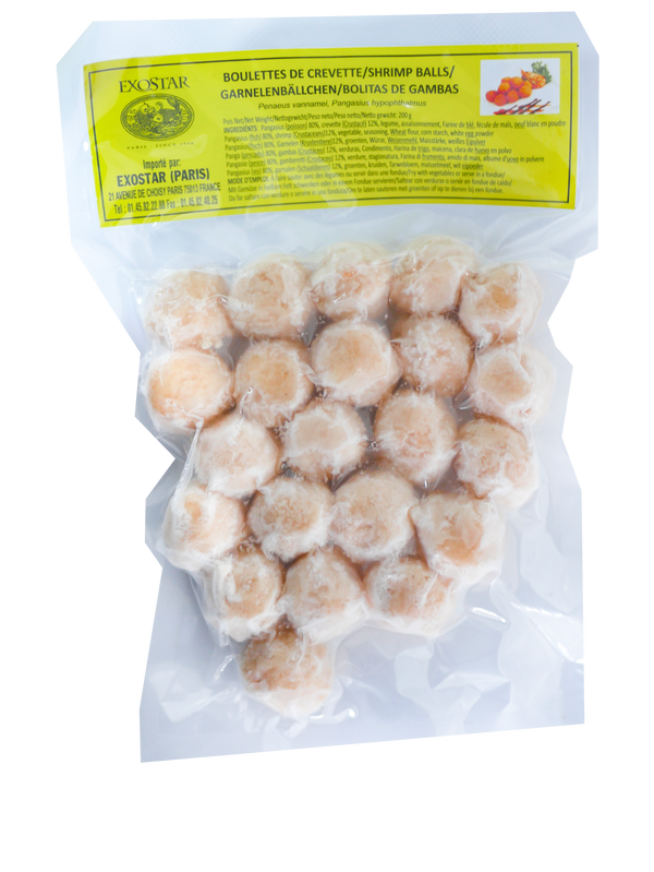 BOULETTES DE CREVETTES 200GR Origine: Vietnam