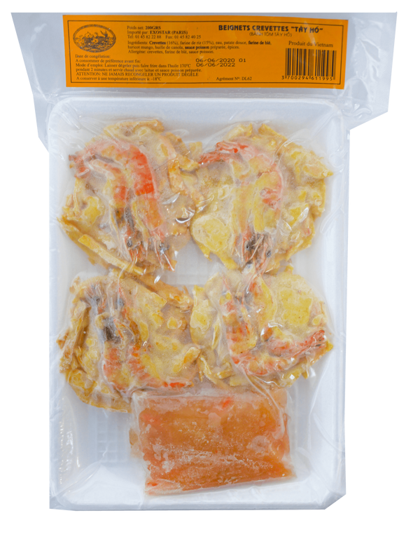 BEIGNET CREVETTE  " TÂY HÔ "  200GR Origine: Vietnam