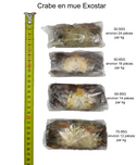 CRABE EN MUE 1KG Origine: Indonésie
