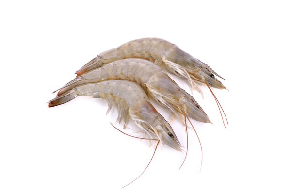 CREVETTES ENTIERES VANNAMEI 1KG (750GR NET) Origine: Equateur