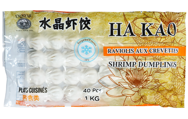 RAVIOLIS AUX CREVETTES (HA CAO) 1KG Origine: Vietnam
