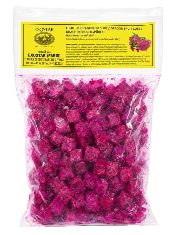 FRUIT DU DRAGON EN CUBE 500GR Origine: Vietnam