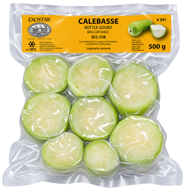 CALEBASSE EN MORCEAUX - Bầu Cắt Khúc 500G Exostar Paris