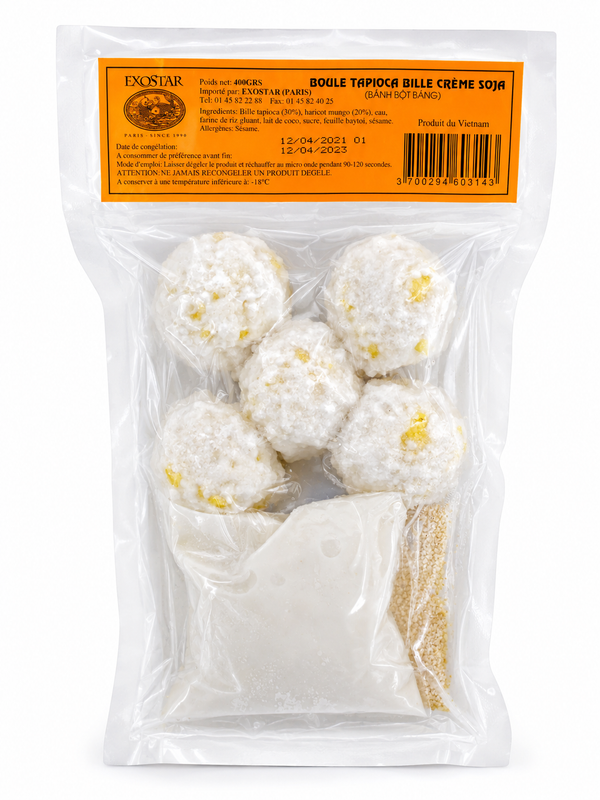 BOULE TAPIOCA BILLE CRÈME SOJA Origine: Vietnam