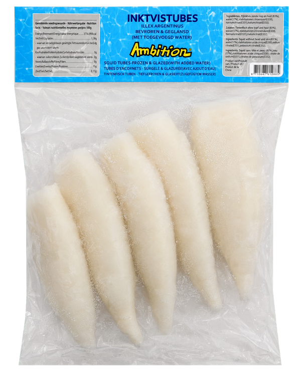 TUBE D'ENCORNET U5 1KG (700GR NET) Exostar Paris