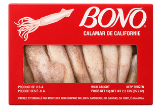 CALAMAR ENTIER DE CALIFORNIE 1KG Origine: États-Unis