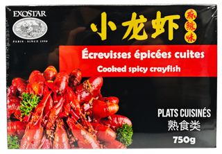 ÉCREVISSES CUITES AVEC SAUCE 750G - SAVEUR AU CHOIX Exostar Paris
