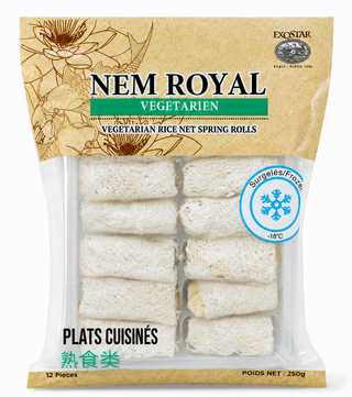 NEM ROYAL VÉGÉTARIEN 250GR Origine: Vietnam