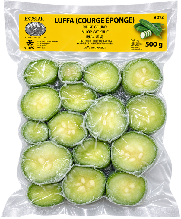 LUFFA COURGE EPONGE - Mướp cắt khúc EXOSTAR 500G Exostar Paris
