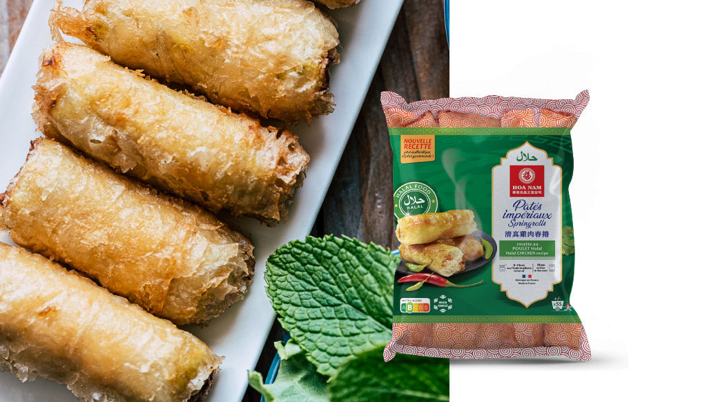 NEMS AU POULET HAHAL 55PCS 2KG-HOA NAM | Exostar Paris