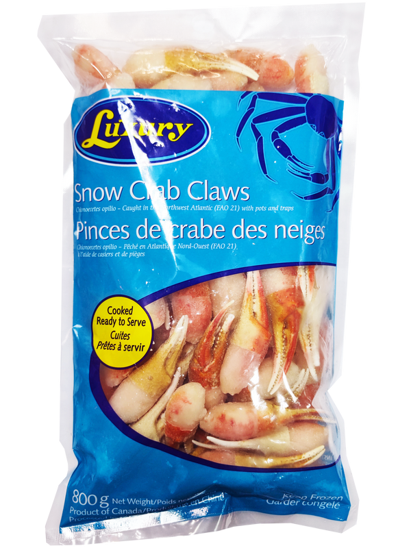 PINCES DE CRABE DES NEIGES SAUVAGES CUITES LUXURY 800G