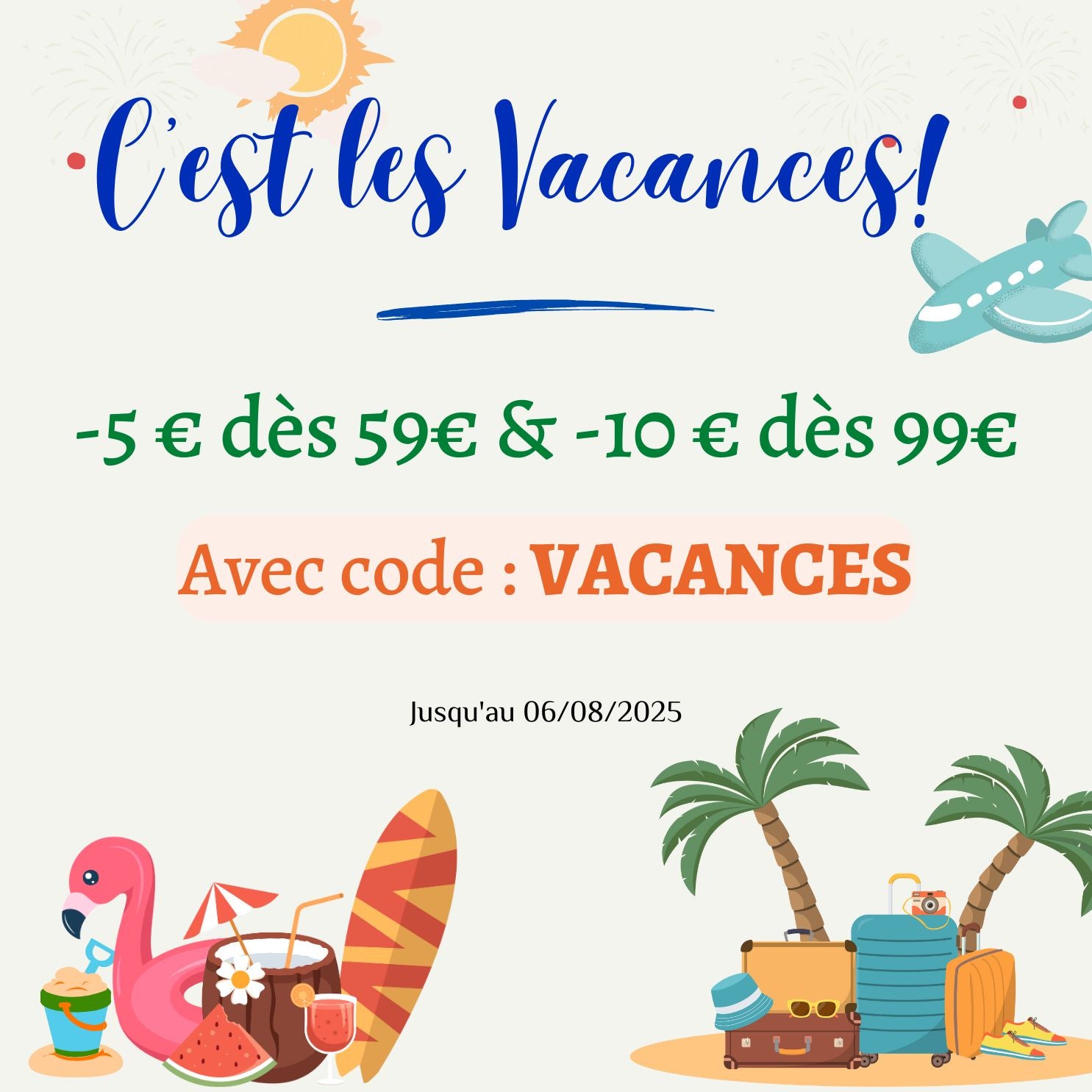 Vacances 2025 mobile