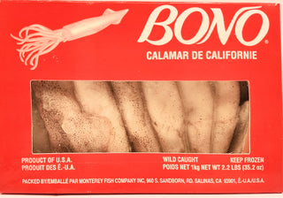 TUBE D'ENCORNET CALIFORNIE 1KG Origine: États-Unis